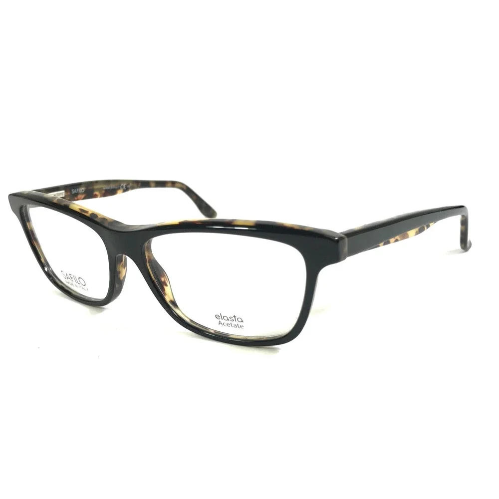 Elasta by Safilo Eyeglasses Frames SA6037 PXP Black Tortoise Full Rim 50-15-135
